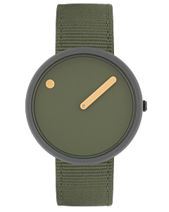 40 mm / Turtle Green dial / Turtle Green recycled strap