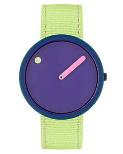 40 mm / Galactic Purple dial / Paradise Green recycled strap