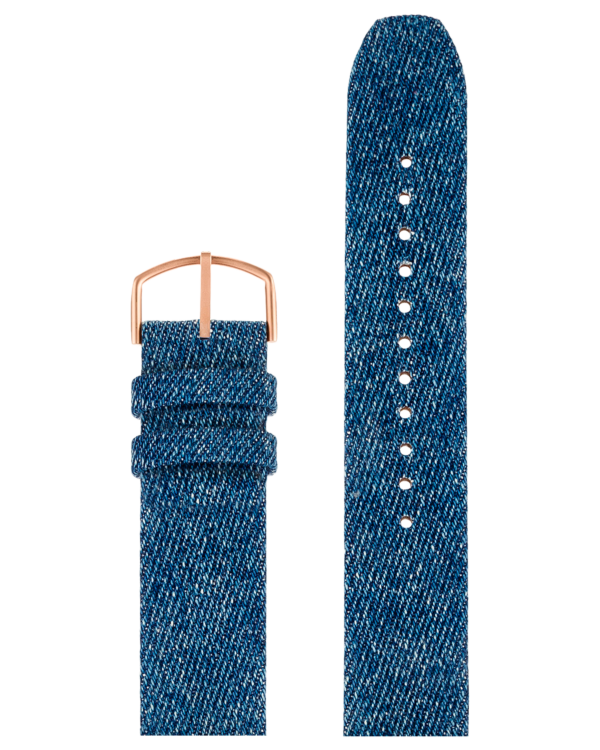Light blue denim strap 20 mm