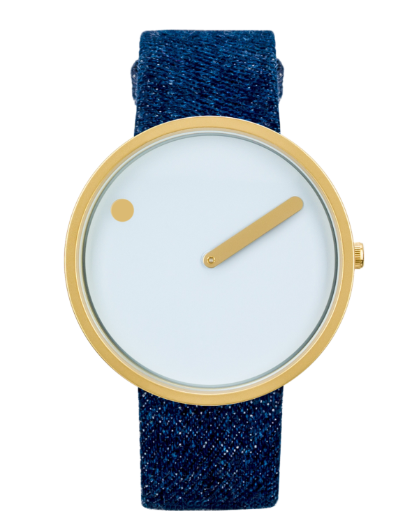 Light Blue dial / Dark Blue denim strap