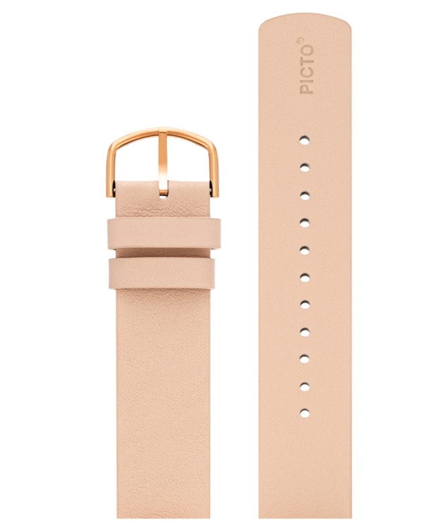 NUDE LEATHER STRAP 20 MM