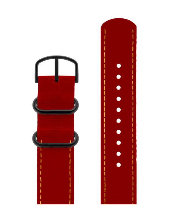 Sunny Red Recycled Plastic Strap 20mm